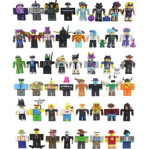 Virtual world Action Characters Figures 48pcs/set PVC Suite toy Anime Model Figurines for Deco Collection Gift for Kids