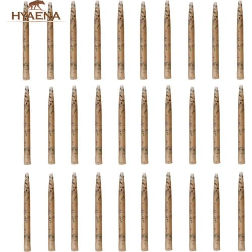 Hyaena 30pcs/lot 38mm Hook Hair Rig Line Anti Tangle Sleeves Carp Coarse Carp Fishing Accessories