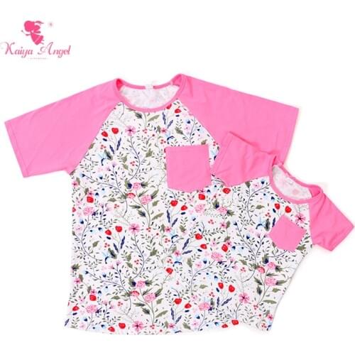 Одинаковы футболки для мамы и дочки Kaiya Angel China At AliExpress
