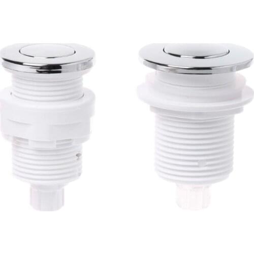 28mm/32mm Push Air Switch Button For Bathtub Spa Waste Garbage Disposal Switch L69A