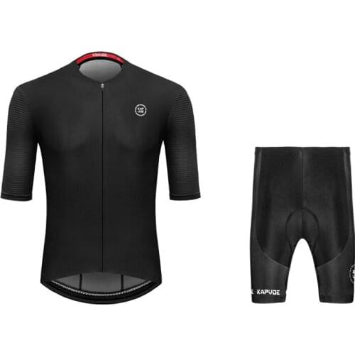 Cycling Jersey Set Short Sleeve Men Road Bike Mountain Maillot Sponge Pants Pad Racing Bicycle Clothes Set Cycling Equipment