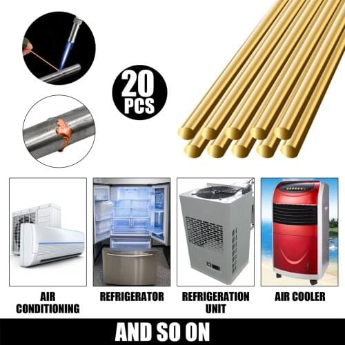 10/20PCS Brass Welding Brazing Rods For Air Conditioning Refriges