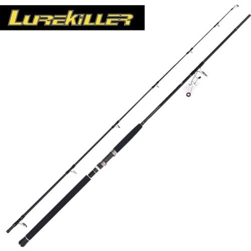 Lurekiller 2.7m Ocean Popping Sea Fishing Rod Slatwater Boat Rod Full Fuji Parts Carbon Rod