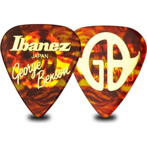 1pc 1100GB Guitar Picks George Benson Signature Ibanez Bass Mediator Acoustic Electric Accessories Classic leopard Guitar Picks
