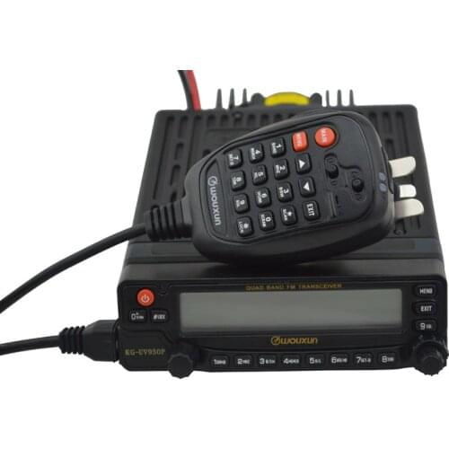 Wouxun Mobile CB Radio Transceiver KG-UV950P Qual band Transmission& Eight Bands Reception Max.50W car radio station