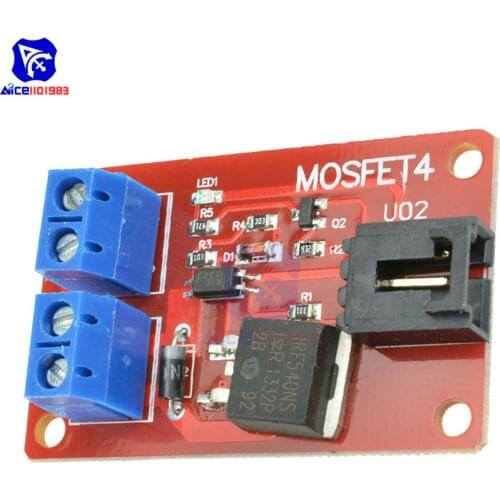 MOSFET 1 Channel 1 Route Button IRF540 MOSFET Switch Module for Arduino
