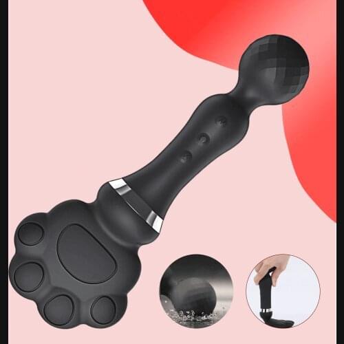 Powerful Vibrator Female Electrostatic Clitoris Stimulation Sex Toys For Women Cat paw Dildo Vibrating Sexules Toy for Adults 18