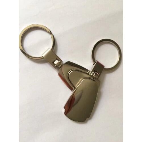 Wholesale 10pcs Metal Alloy quality car Key Rings car Keychains with F* O* B* Che* Ca* J* Do* Ja* patterns for USA series car