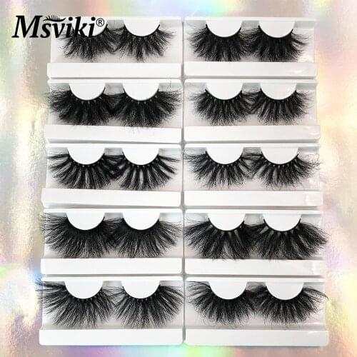 30MM 8D False Magnetic Eyelashes Box Package 2/3/5/10 Pairs Fluffy Long Mink Lashes Vendor Fake Lash Extension Supplies Makeup