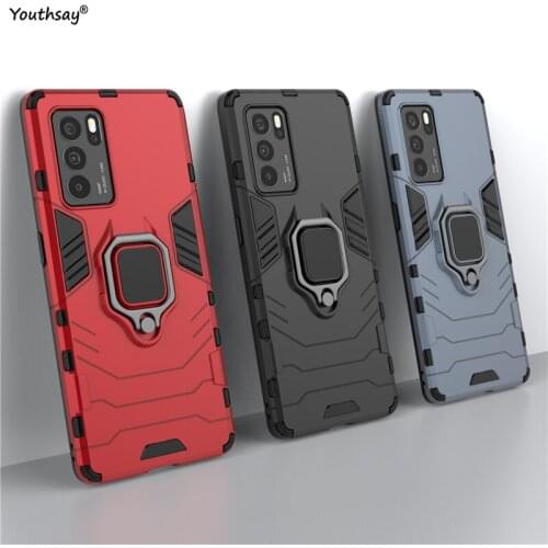 For OPPO Reno 6 Pro Case Protective Case For OPPO Reno6 Pro Cover Armor Shell Finger Ring Cover For OPPO Reno 6 Pro Plus Case