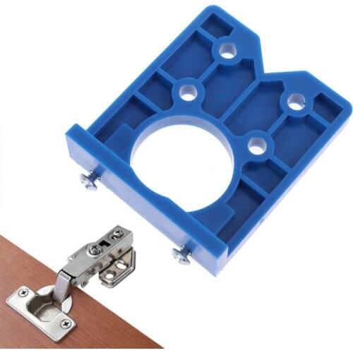 35mm DIY Locator Accurate Woodworking Mounting Hinge Drilling Jig Guide Door Hole Opener Concealed Cabinet Accessories Tool