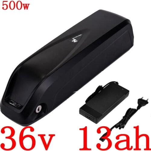 Free customs tax 36v 13ah electric bike battery 36v 10ah 13ah lithium ion battery pack for 36v 250w 350w 500w ebike motor