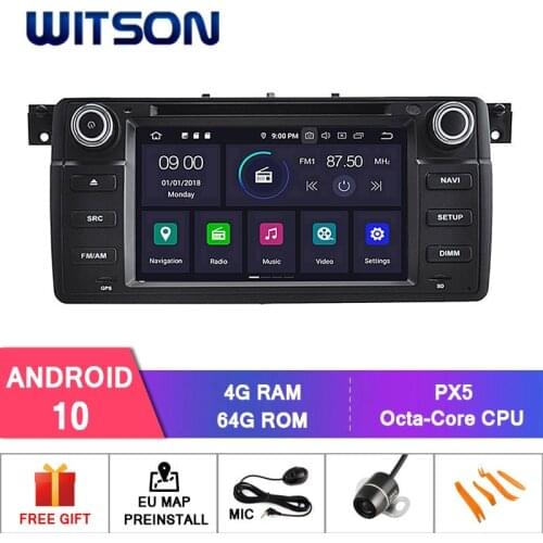 WITSON Android 10 CAR DVD GPS for BMW E46 X3 Z3 Z4 Car Multimedia Player Stereo AutoAudio GPS Navigation DVD Video Carplay