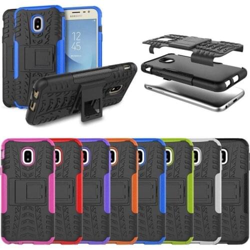 For Samsung Galaxy J6 2018 New Tyre Design Shock Proof Stand Phone Case Cover J3 2018 J3 2017 2016 Shock Stand Case