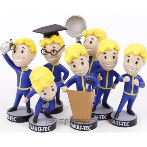 Fallout Vault Boy Bobble Head PVC Action Figure Collectible Model Toy 7 Styles