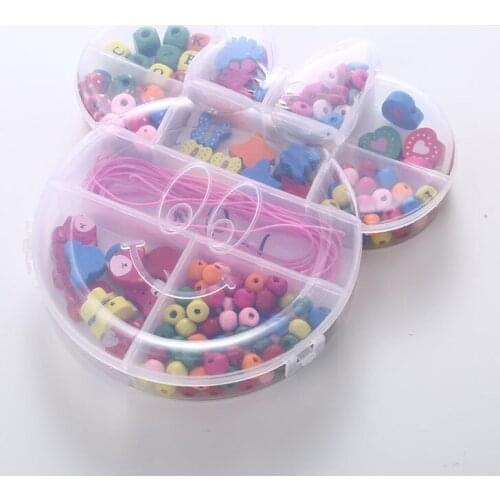 Creative Feeding Tools Wooden Beads DIY Maternal And Child Accessories Pacifier Clip Baby Pacifier Chain Appease Clip Toy