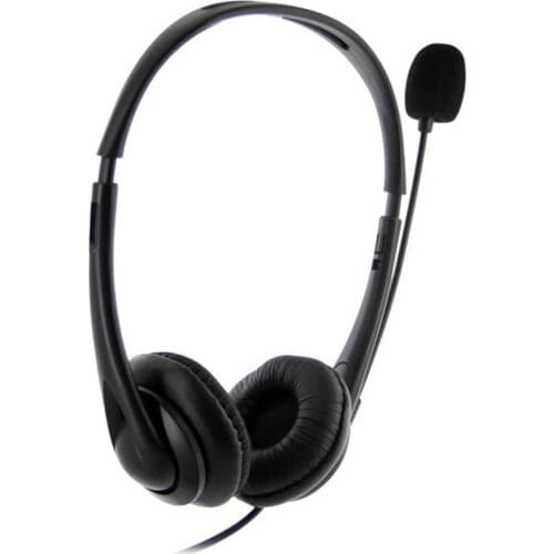 Lightweight Wired Headset USB Wired Call Center Headphone for Online Teaching Learning Conference Headset with Microphone Newst
