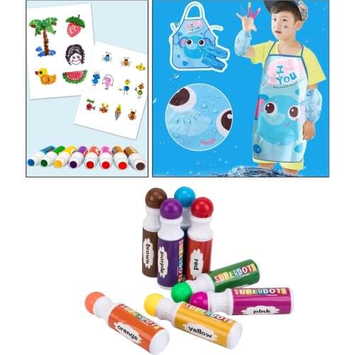 Dot Markers Pens Bingo Dabbers for Preschool Kids Painting No Mess Easy Grip