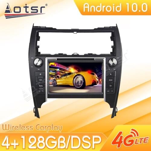 Android Car Multimedia Stereo Player For Toyota Camry 2012 2013 2014 2015 2016 2017 Tape Radio Recorder Video GPS Navi Head Unit