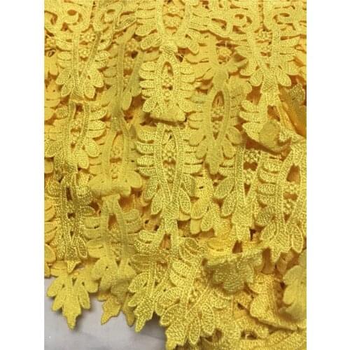 Wholesale and retail Unique square and circle combined African cord lace guipure fabric for party dress! 5 Yards/lot