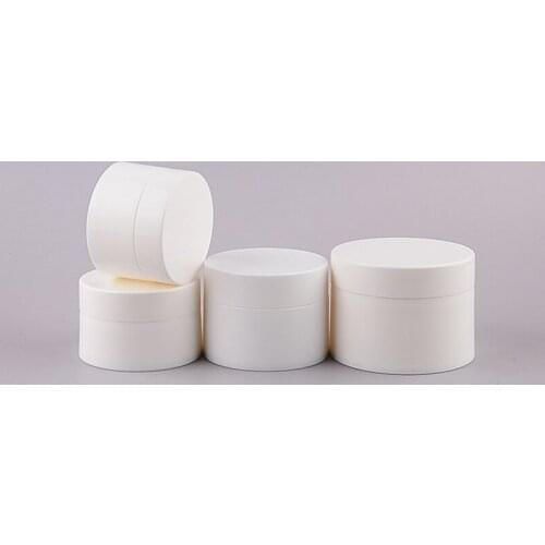 50pcs 10g 15g 30g white black Refillable Bottles Plastic Empty Makeup Jar Pot Travel Face Cream/Lotion/Cosmetic travel Container