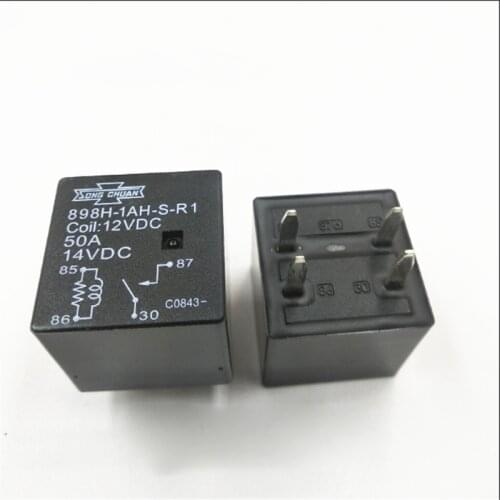 HOT NEW 12V relay 898H-1AH-S-R1 898H1AHSR1 898H 1AH S-R1 12VDC DC12V 12V 4PIN