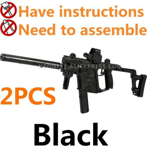 1:6 Avatar Assembly 4D Gun Model 1/6 Assault Submachine Gun VECTOR Soldier Weapon Plastic Grenade Launcher DAM Hot Toys