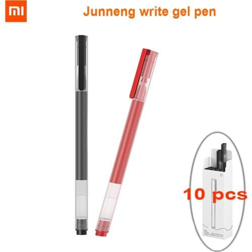 Xiaomi Mi Mijia Gel Pen 0.5mm Bullet Smooth Sign Pens Super Durable Writing smooth switzerland refill mikuni japan ink