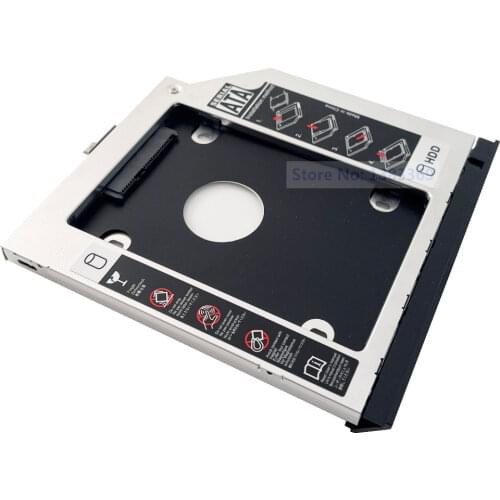 SATA 2nd Hard Drive SSD HDD Module Caddy Adapter for Lenovo Thinkpad P70 P71 With Bezel and Bracket