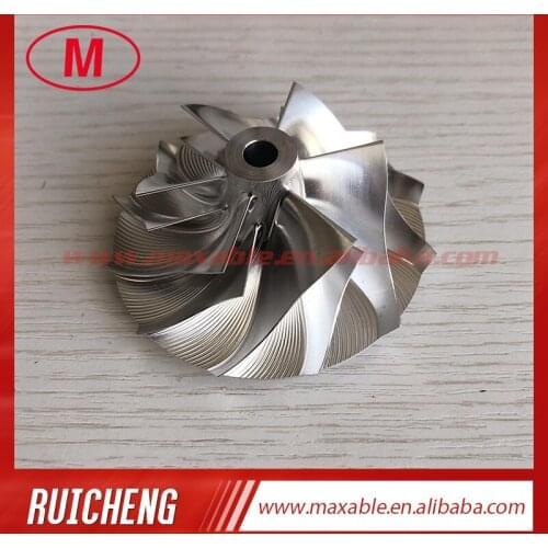 TD05H reverse 6+6 blades 48.30/68.00mm 49179-44300 high performance Billet/milling/Aluminum 2618 compressor wheel