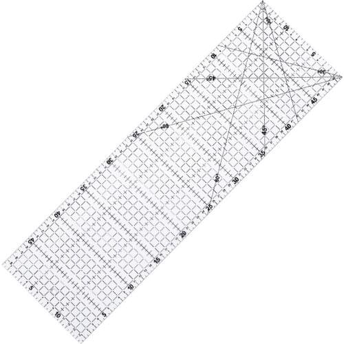 15X50CM Quilting Sewing Patchwork Ruler Cutting Tools Tailor Craft Scales Sewing Ruler Acrylic Material Sewing Tools
