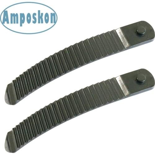 2 PCS/Set New High Quality Snowboard Binding Toe Ratchet Tongue Ladder Straps Black White Plastic Ski Accessories Snowboarding