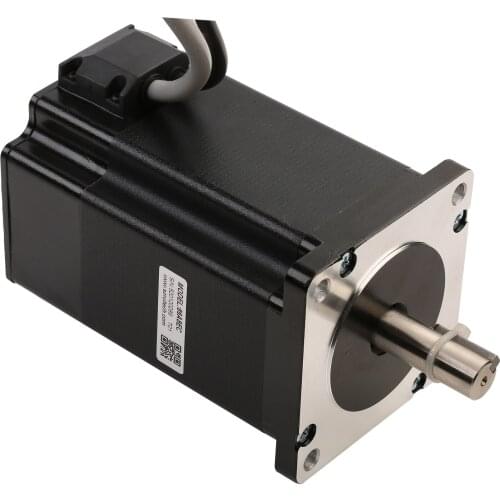 86A8EC High torque 2 phase 6.0A 1.8 degree 8.0 N.M closed loop nema 34 stepper motor encoder 86 mm