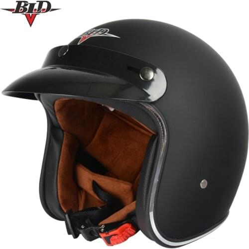 Motorcycle bumper motorcycle helmet jet motorcycle classic van opened 3 / 4 rear half helmet motorcycle Motorcycle Bicycle dirty