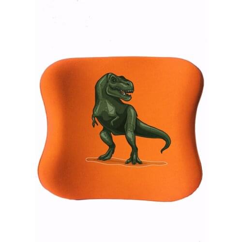 Custog Memory Foam Kids-Young Visco Waist Support Back Pillow For Study Chair Orthopedic Health Care Pad Dinosaur
