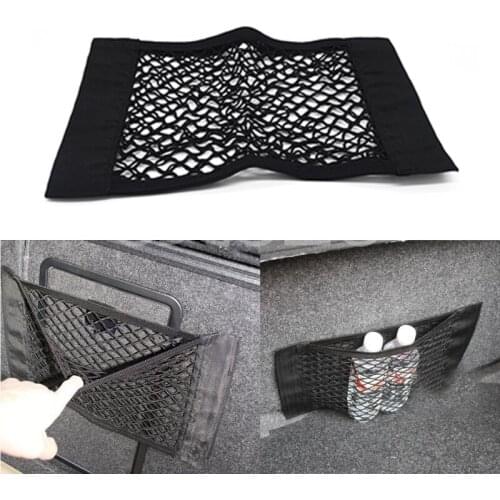 Car Elastic String Trunk luggage Net For Renault Duster Logan Lifan x60 Kia Rio K2 3 Ceed Sportage Peugeot 308 307 206 207 3008