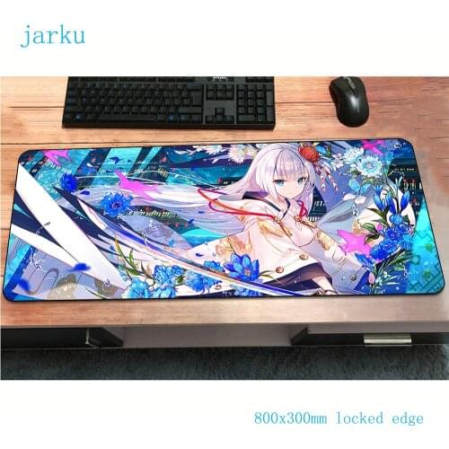 Azur Lane mousepad gamer gel best seller 800x300x2mm gaming mouse pad anime notebook accessories Popular laptop padmouse mat