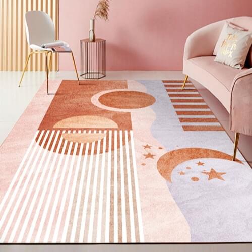 Home Living Room Carpet Bedroom Nordic Ins Bedside Modern Light Luxury Can Sleep Large Area Full Set of Coffee Table Mat