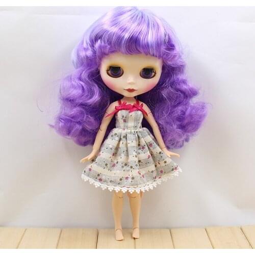 Joint body Nude Blyth Doll,Mixed hair Suitable For DIY Change BJD Toy For Girls