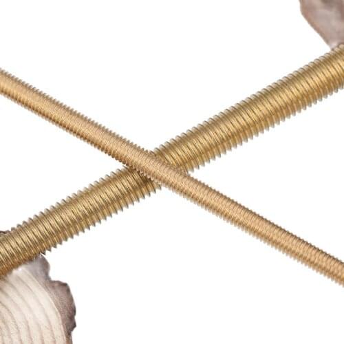 Copper wire rod, brass rod, copper full-tooth screw rod, complete specification M2-M20. 1PCS