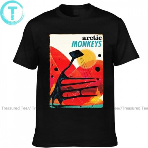 Arctic Monkeys Tee Shirt Funny Short Sleeves Cotton T Shirt Streetwear Print Tshirt 3xl Man