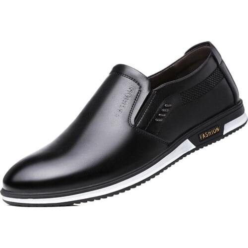 2021 New Summer Breathable British Korean Shoes Mens Casual Shoes White Fashion Mens Shoes Leather Shoes Mens Leather