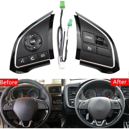 For Mitsubishi Outlander 16-20 Xpander Cruise Control Switch Steering Wheel Control Switch Button Audio Volume Switch