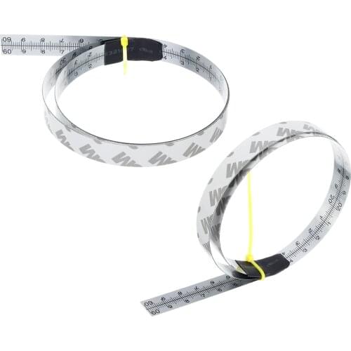 Stainless Steel Self Adhesive Metric Ruler Miter Track Tape Measure Miter Saw Scale for T-track Router Table Woodworking Tools