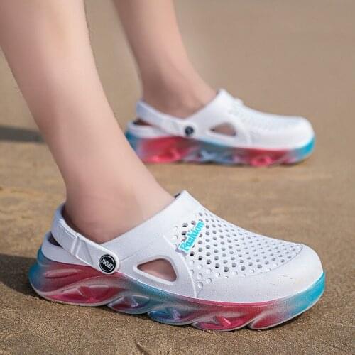 Summer Beach Platform Sandals For Men Casual Outdoor Couple Slip On Shoes New Fashion Slippers 2021 Lightweight Sandalias Hombre