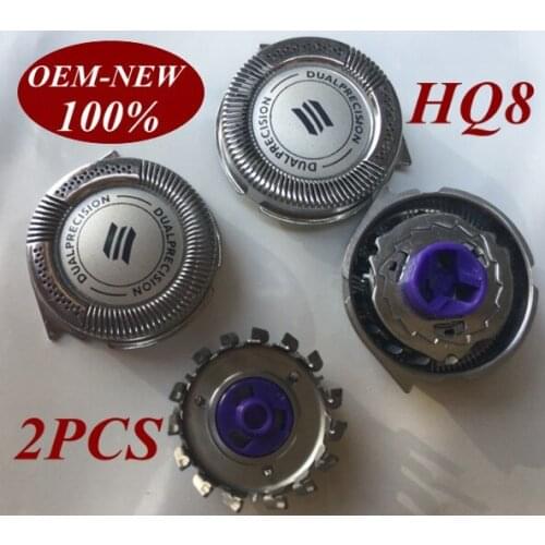 2Pcs HQ8 Replacement Head razor blade for Norelco Philips Shaver HQ7140 HQ7160 HQ7180 HQ7200 HQ7240 HQ7290 HQ7742 HQ7760 HQ7762