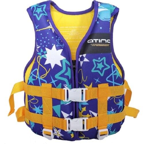 Childrens Safety Life Jacket 7-10 Girls Swimming Pool Beach Rafting Drifting Summer Portable Kids Star Buoyancy Life Vest -40