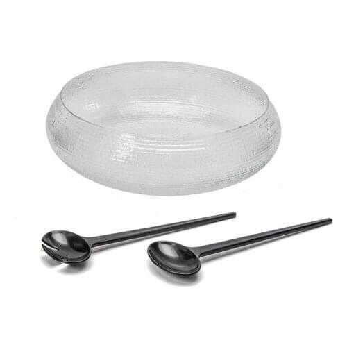 Trend 2021 Metropolhome California With Spoon Glass Salad Bowl 30 cm посуда для кухни наборы set kitchen vaisselle platos