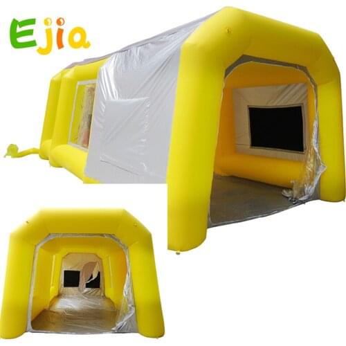 Outdoor Mobile Car Painting Booth Inflatable Spray Tanning Paint Booth for Car Parking Tent Workstation