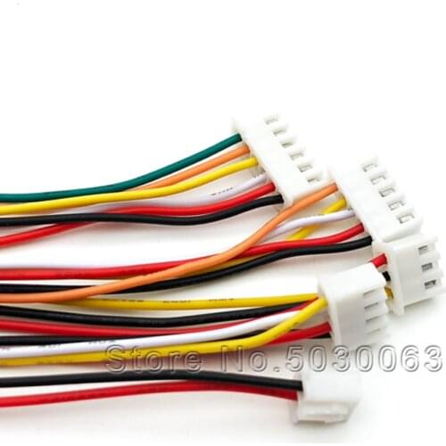 XH2.54 Electronic Wire Single Head Tin Plated 30CM Long Rainbow Cable Connecting Wire 2/3/4/5/6/7/8/9/10P